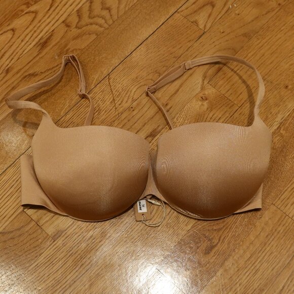 NWT SKIMS ULTIMATE BALCONETTE PUSH-UP BRA 34C CLAY $60 BRAND NEW INTIMATES - Picture 2 of 7